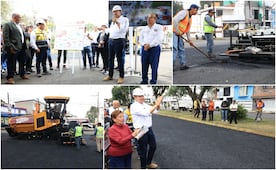 Gobierno del estado pavimentará 100 calles con 13 trenes de pavimentación