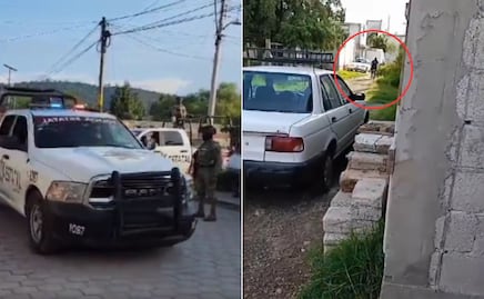 Balacera entre policías y delincuentes en Amozoc deja un muerto y un herido