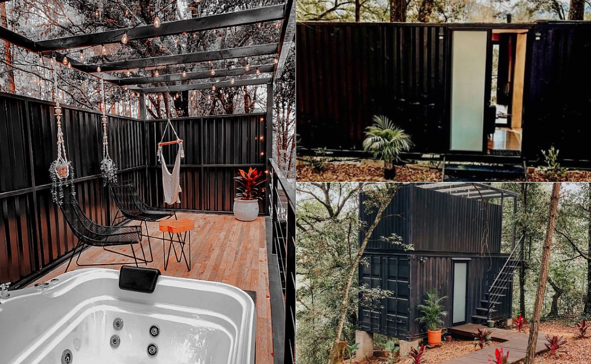 En este Pueblo Mágico de Puebla te puedes hospedar en un contenedor