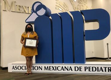Asociación Mexicana de Pediatría otorga premio a egresada de la BUAP