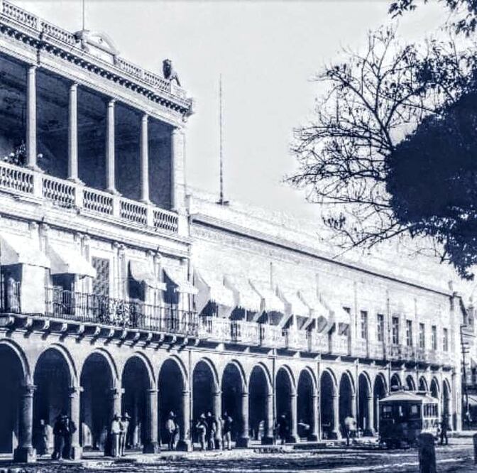 El edificio de los leones es un peculiar inmueble en el Centro Histórico | Facebook Puebla Antigua