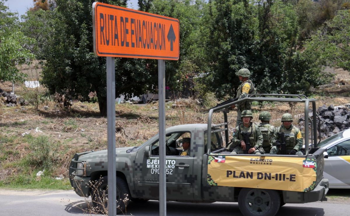 Por esta razón hay militares en las rutas de evacuación del Popocatépetl