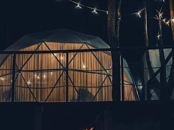 5 hoteles burbuja en Puebla para dormir bajo las estrellas