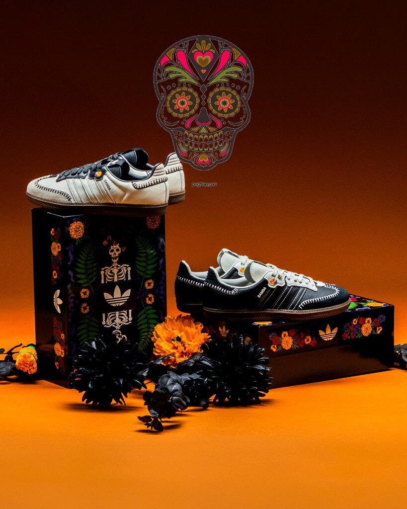 Precio y dónde conseguir los tenis Adidas Samba de Día de Muertos