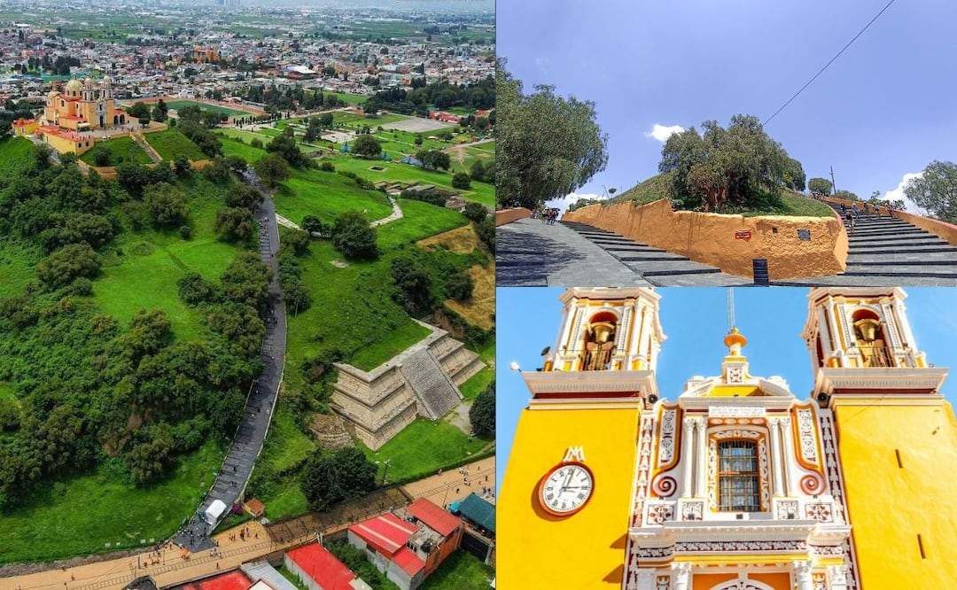 Subir la pirámide de Cholula requiere buena condición o darse pausas para respirar | Foto: @edduardovazquez/ Facebook San Pedro Cholula y sus tradiciones