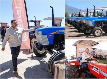 Gobierno de Puebla entrega 27 módulos de maquinaria, drones y tractores a campesinos