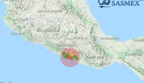 Se reportan sismos de 4.9 y 4.4 con epicentro en San Marcos y Acapulco, Guerrero 