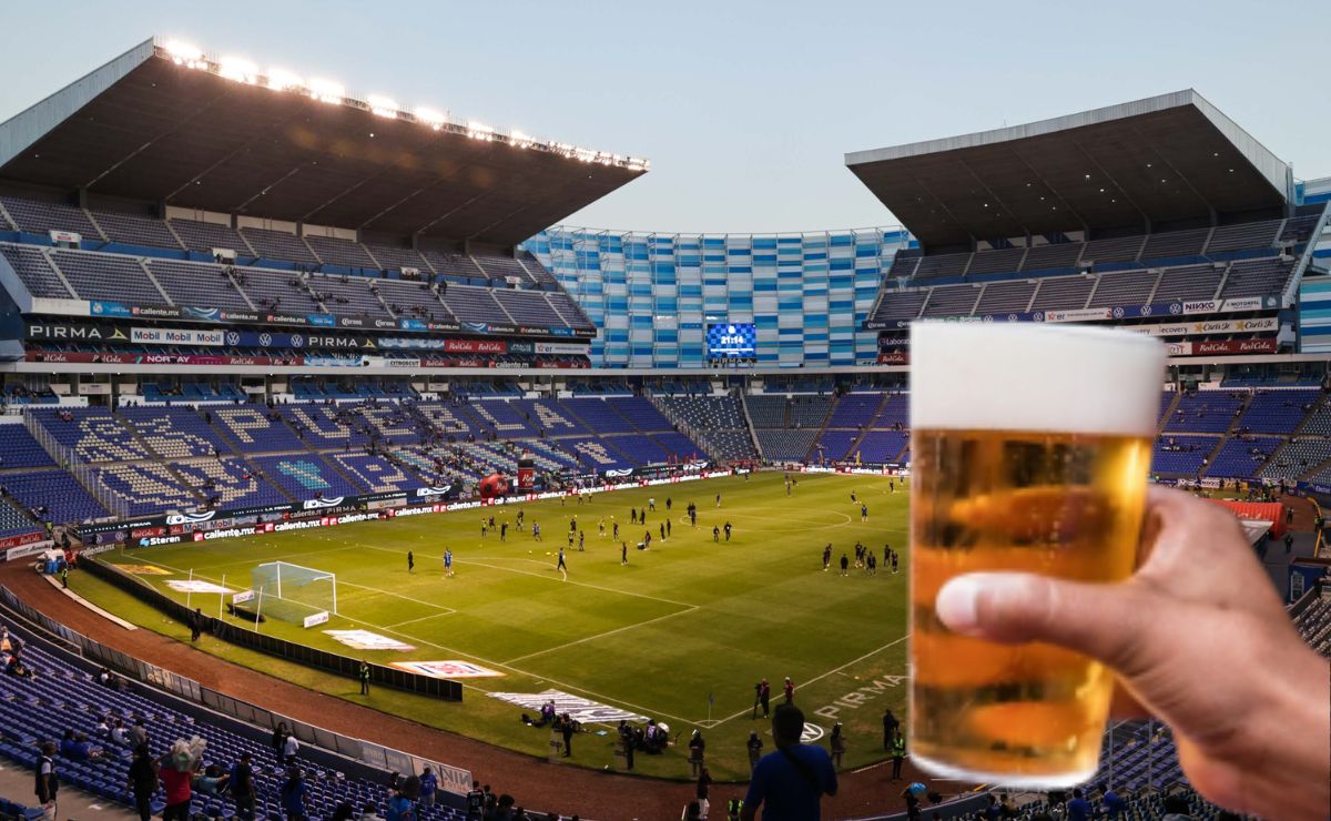 ¿Cuánto cuesta una cerveza en el Estadio Cuauhtémoc?