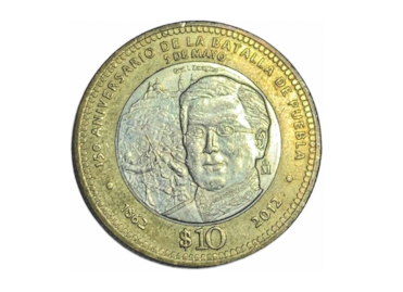 Moneda conmemorativa de la Batalla de Puebla se vende en Internet por 10 mil pesotes