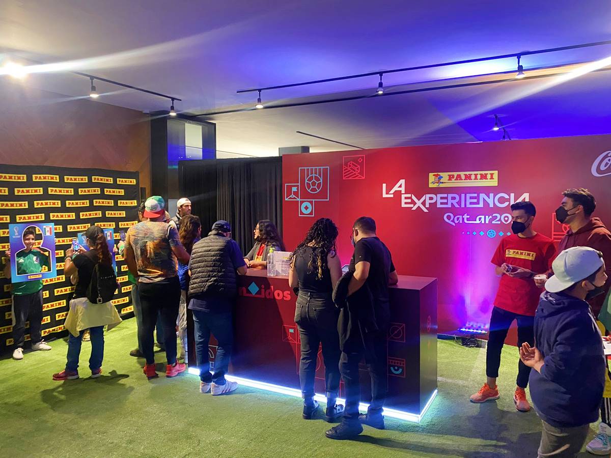 Es un espacio dedicado a los álbumes de las Copas del Mundo. Fotos: Facebook (Panini Sport Mx)