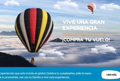 Vive la experiencia de volar en globo aerostático sobre Chautla
