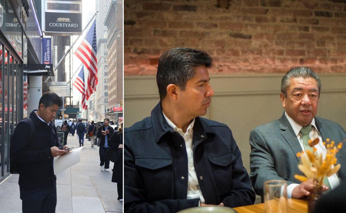 Mejorar condiciones de los poblanos, piden migrantes de EU a Lalo Rivera