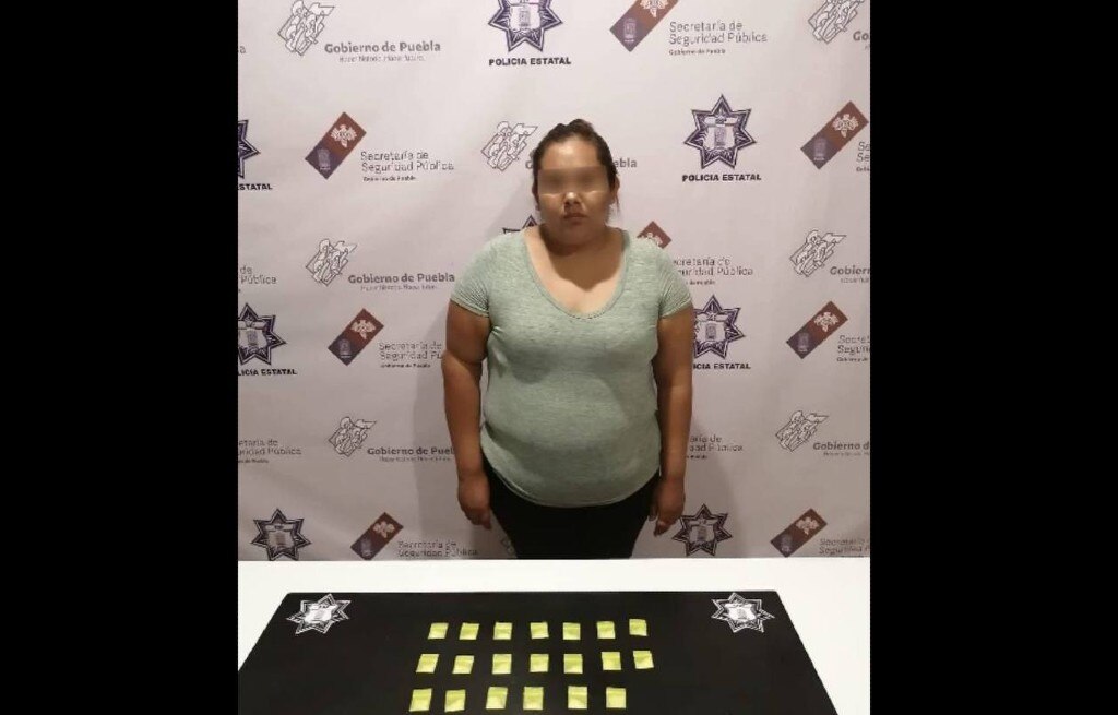 Por traficar drogas detienen a mujer en Tehuacán