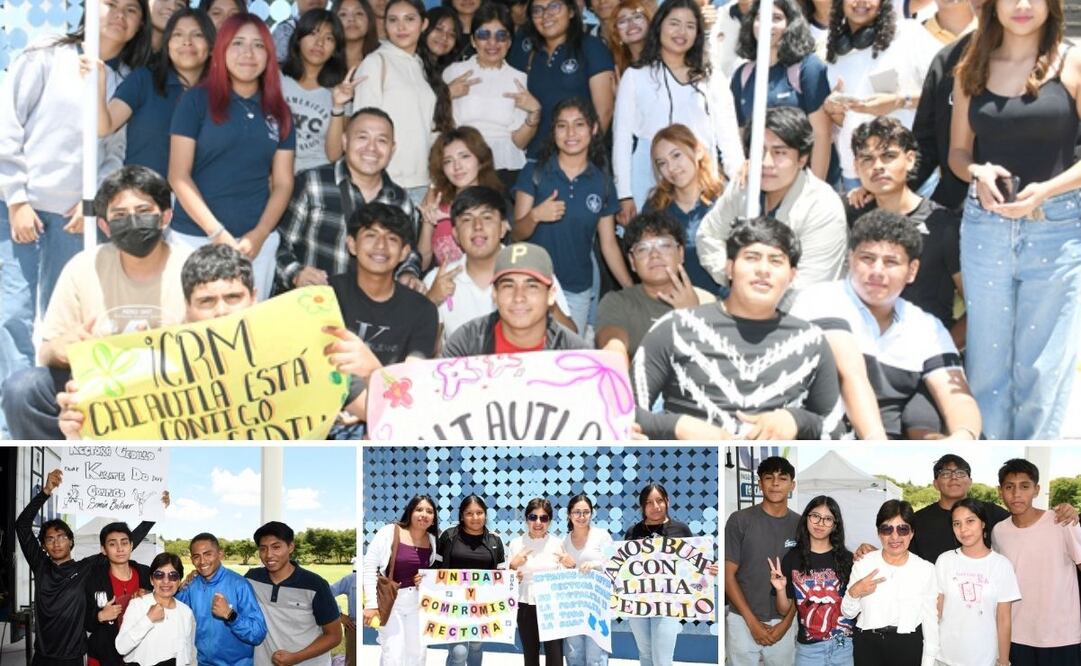 Estudiantes de Atlixco, Chiautla de Tapia, Izúcar de Matamoros y la Preparatoria Regional Simón Bolívar, disfrutaron de la bienvenida | Foto: Buap