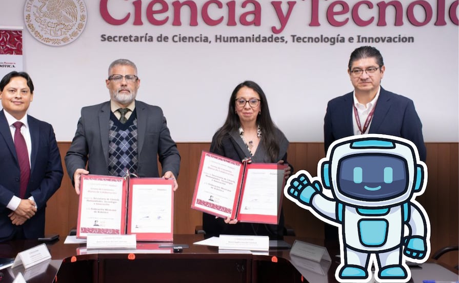 Secihti y Federación Mexicana impulsan el potencial de robótica en México