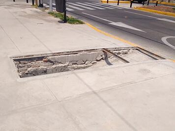 Ayuntamiento de Puebla deja registros abiertos en bulevar Xonaca