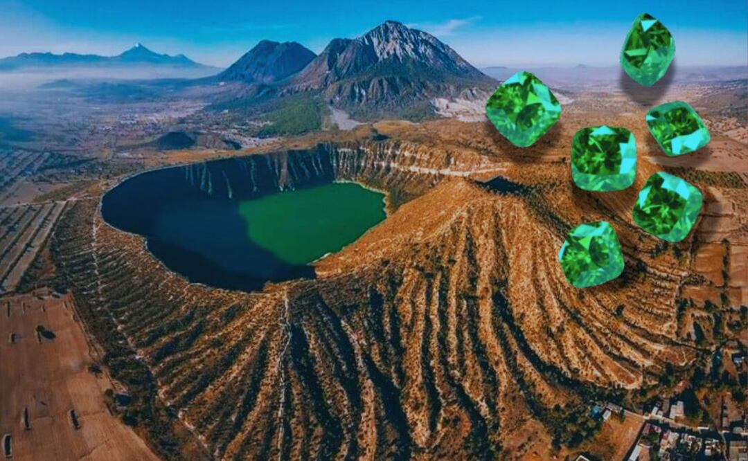 Las Siete Esmeraldas Volcánicas son un conjunto de lagunas formadas en el interior de cráteres volcánicos.Foto especial