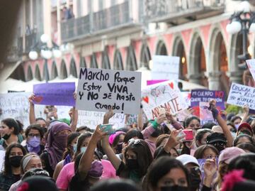 Estas calles cerrarán por la Marcha del 8M en Puebla