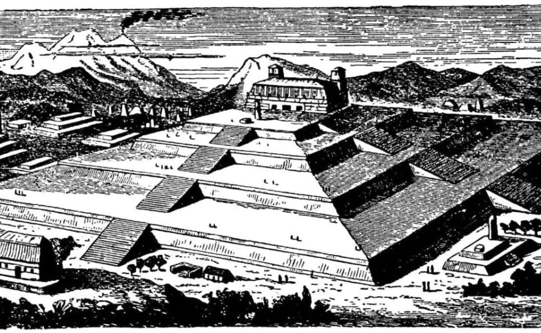 La pirámide de Cholula fue construida poco después de una erupción volcánica | Foto: Wikimedia Commons
