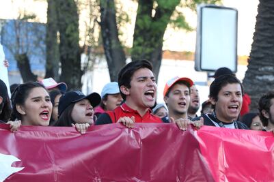 Conmemora la Ibero Puebla un año de la Megamarcha Universitaria
