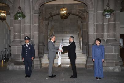 Pepe Chedraui recibe el mando de la policía municipal de Puebla