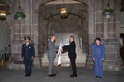 Pepe Chedraui recibe el mando de la policía municipal de Puebla