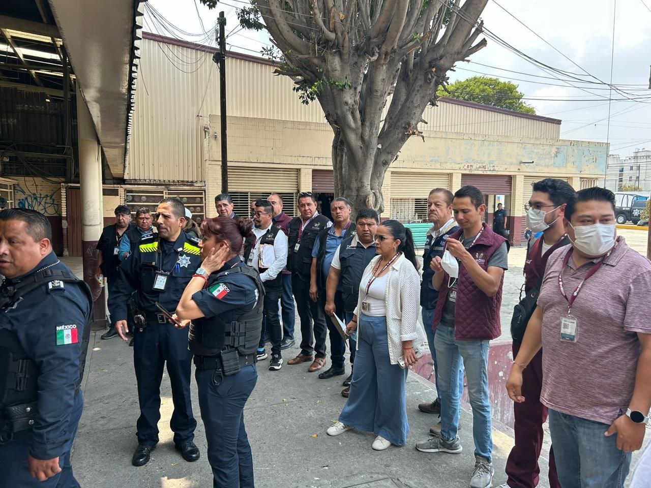 Se inspeccionaron 25 locales del mercado Zapata | Fotos: Ayuntamiento de Puebla