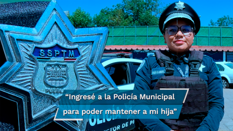 La historia de Geraldine, de fotoperiodista a policía