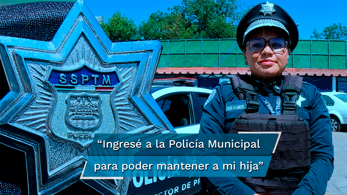 La historia de Geraldine, de fotoperiodista a policía