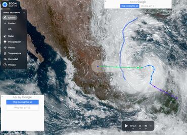 Depresión tropical Alberto: así puedes seguir su trayectoria desde el celular