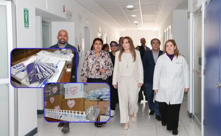 Ceci Arellano entrega insumos médicos al Hospital de la Niñez Poblana