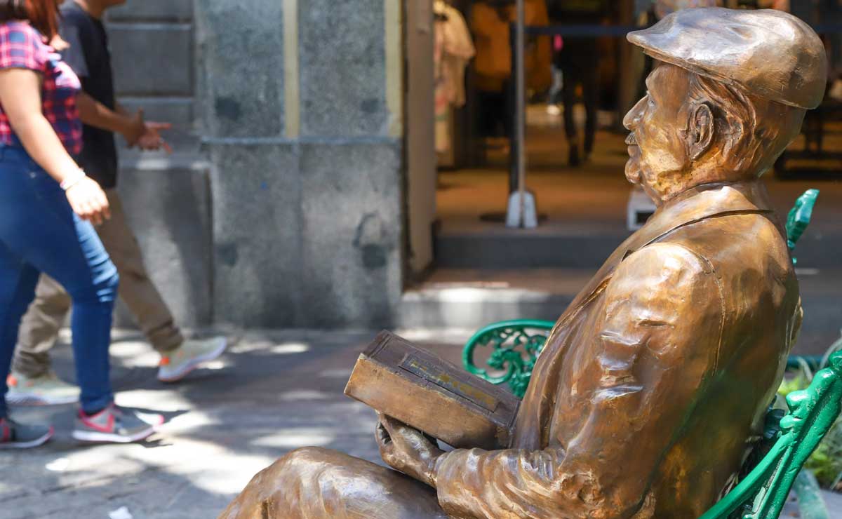 Continúa el robo de piezas en esculturas del Centro Histórico de Puebla