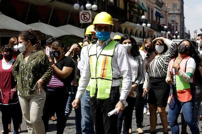 Puebla participa en Simulacro Nacional 2021