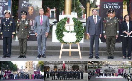 Encabezan Armenta y Chedraui ceremonia por aniversario 495 de Puebla