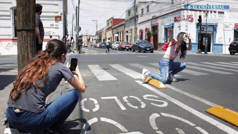 POSANDO EN LA CICLOVÍA
