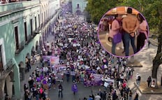 Encaran a deudor alimentario en marcha del 8M en Tlaxcala