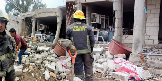 Explota tanque de gas en Palmar de Bravo, hay tres muertos