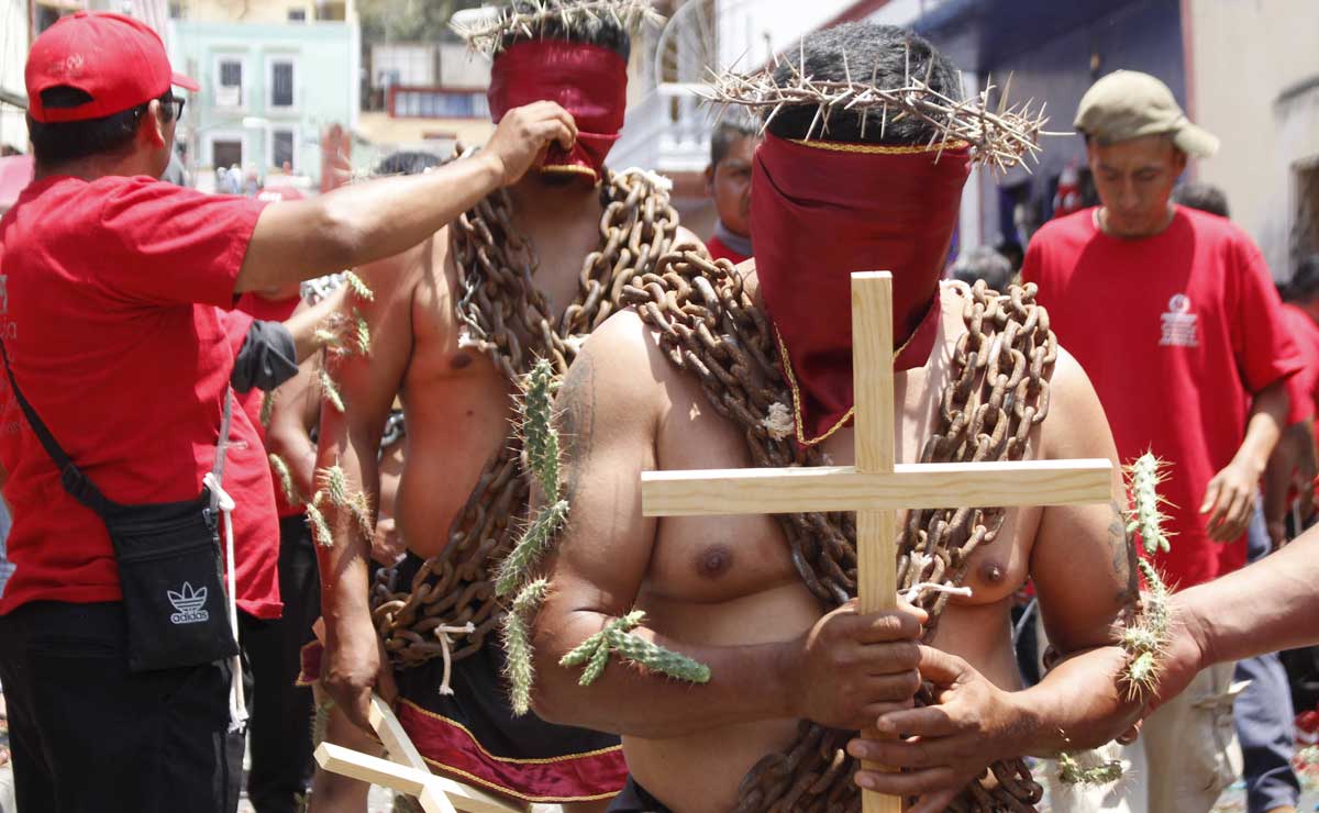 Engrillados de Atlixco, procesión de dolor y fe