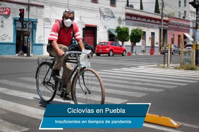 Falta infraestructura ciclista en Puebla