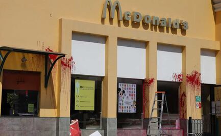 VEGANOS VANDALIZAN MCDONALD’S 