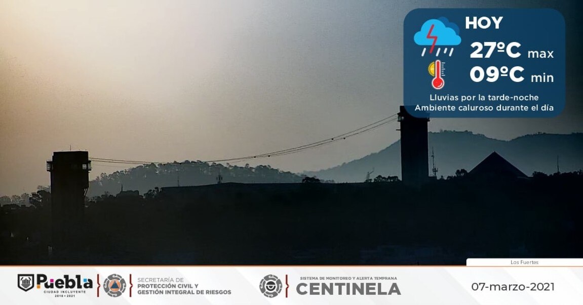 Se espera clima caluroso en el estado.