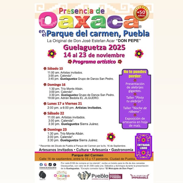 Foto: FB Presencia de Oaxaca oficial