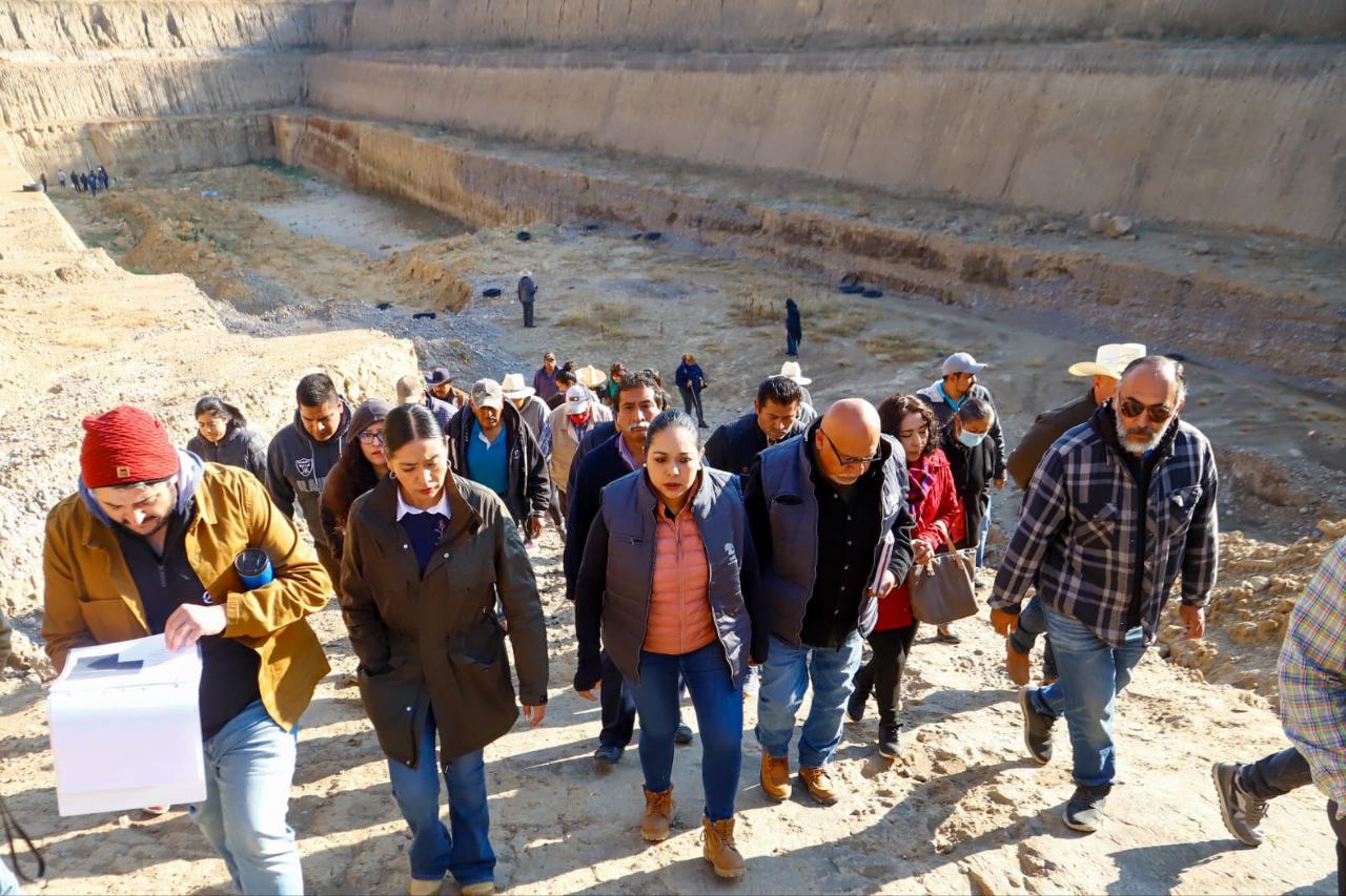 Tonantzin Fernández visita y recorre el relleno sanitario intermunicipal