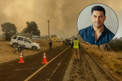 Carlos Rivera abre su casa como centro de acopio tras incendio forestal en Tlaxcala