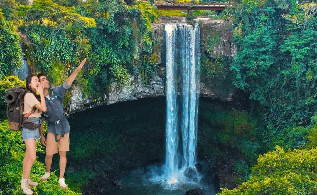 La cascada Xoyoquila se encuentra en Hueytamalco | Portada Canvas: Foto Facebook TlayoyoTV