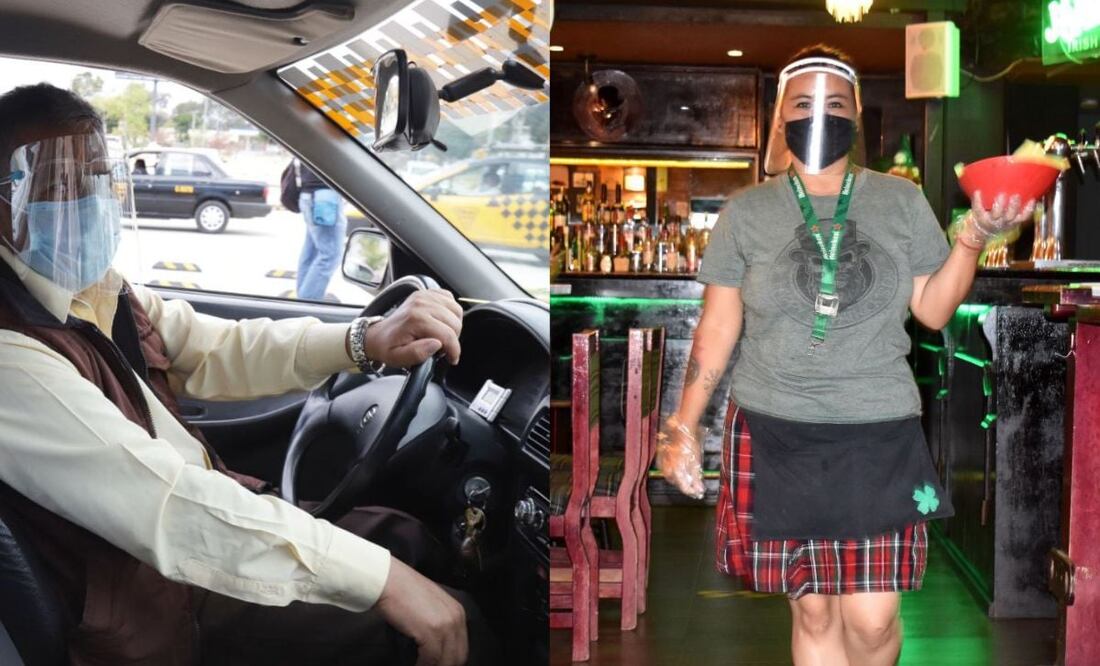 Meseros vs taxistas, ambos tienen ventajas y desventajas. | Foto: Agencia Es Imagen para El Universal Puebla