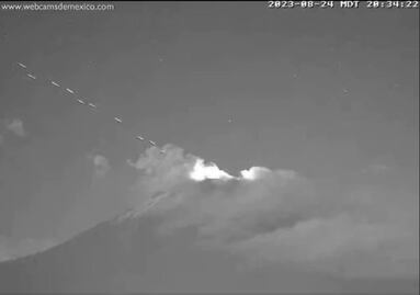 La verdad de los supuestos Ovnis captados en el volcán Popocatépetl