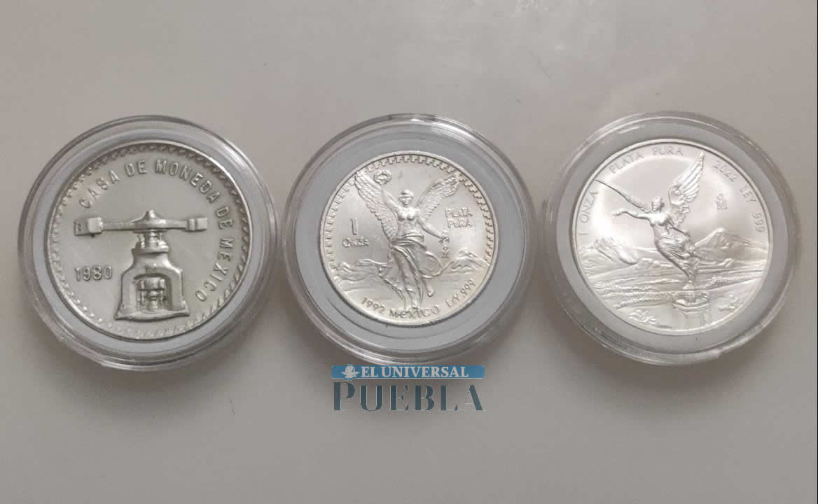 ¿Cuántos tipos de onzas de plata existen en México y cuál es su valor?