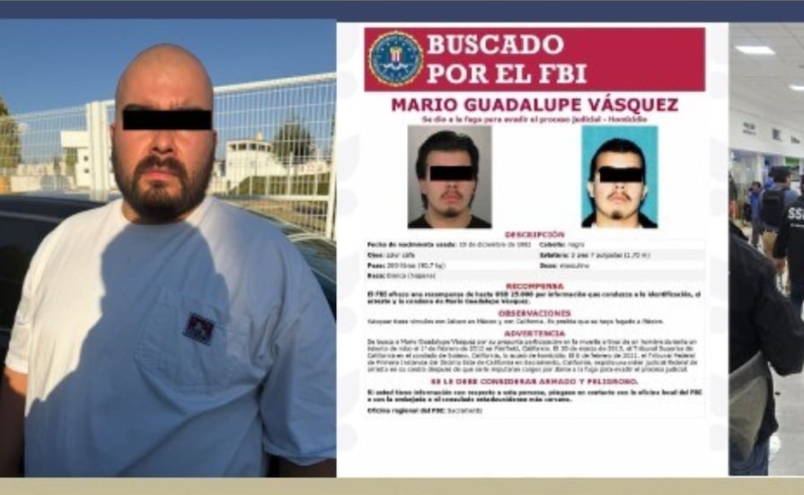 Detienen en Puebla a presunto homicida buscado por FBI