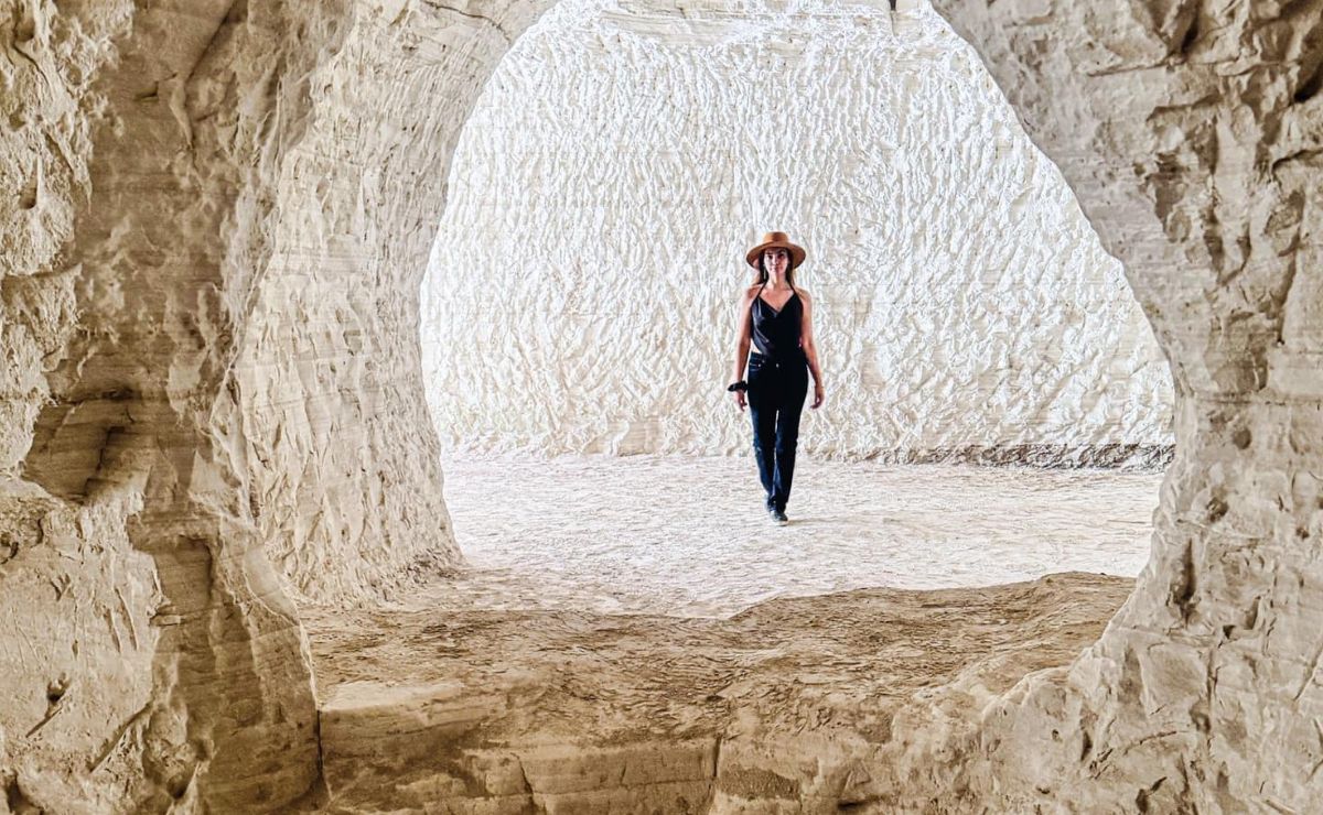 Podrías decir que estás en Grecia, aunque los envidiosos no lo crean | Foto: Facebook Minas de tiza Tlaxcala